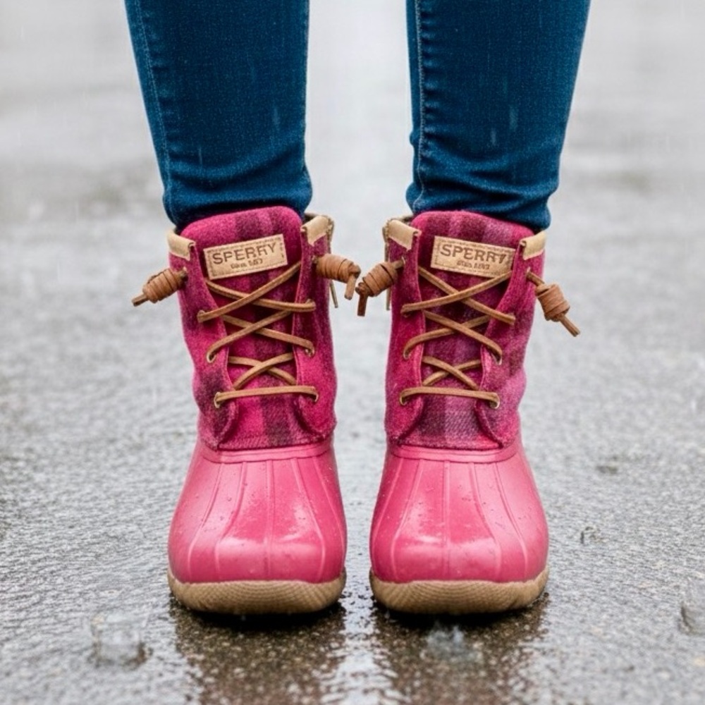 Classic Sperry Boots in Pink
